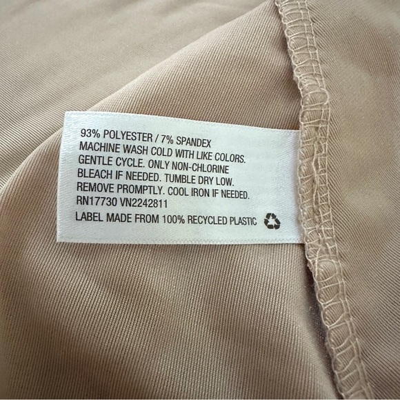 Strappy Cut-Out Crushed Velvet Dress in Blush Size L - Picture 8 of 8